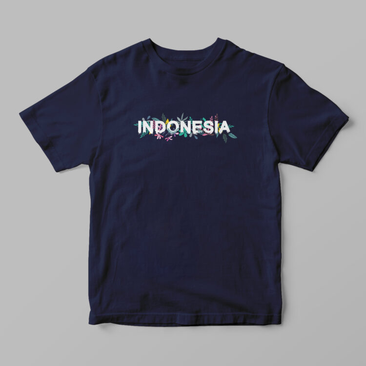 Indonesia Floral Tshirt - Gambar 3