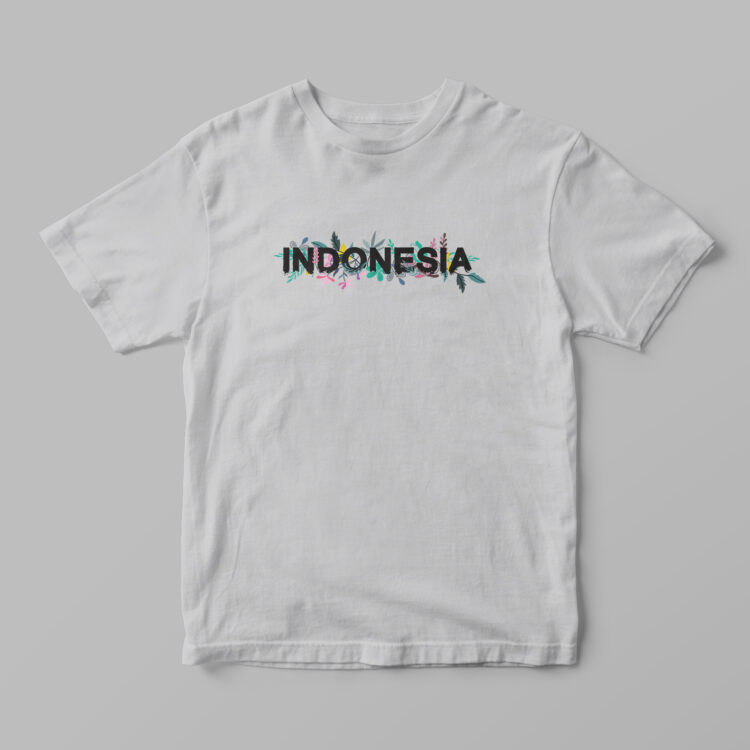 Indonesia Floral Tshirt - Gambar 2