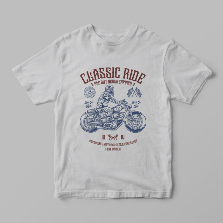 Classic Ride Tshirt - Gambar 2