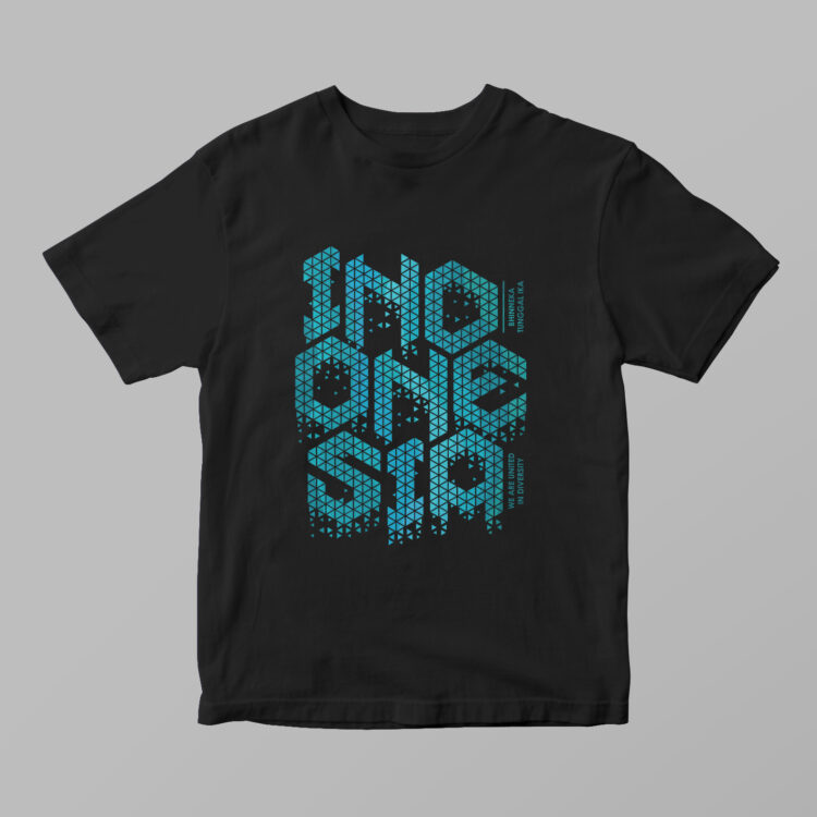 Indonesia - Cubic Style Tshirt - Gambar 2