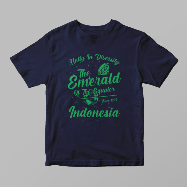 Indonesia - The Emerald Tshirt - Gambar 3