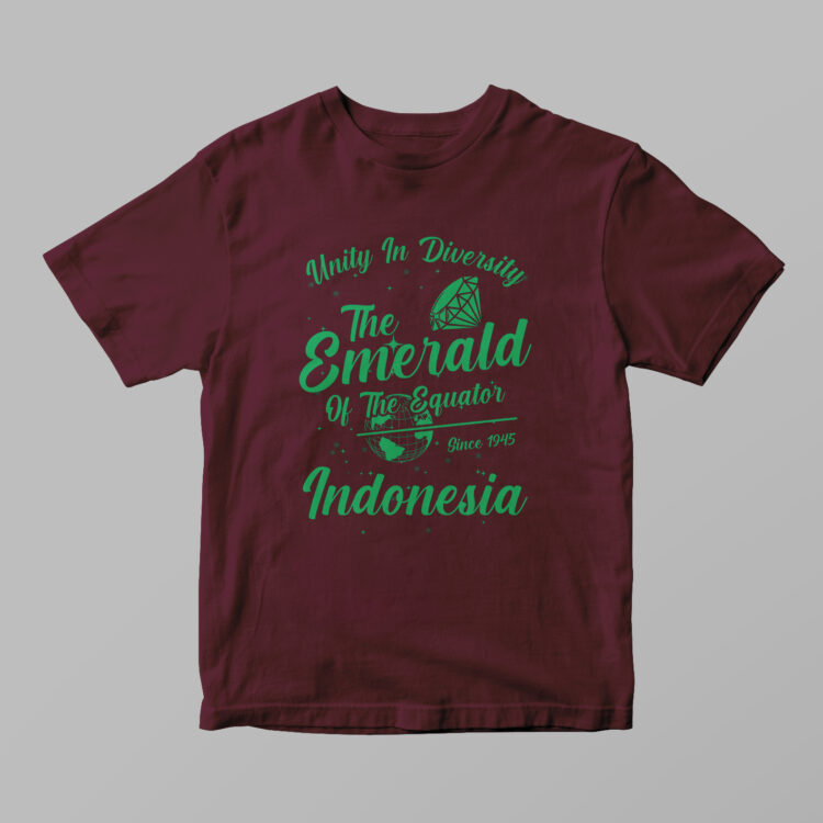 Indonesia - The Emerald Tshirt - Gambar 4