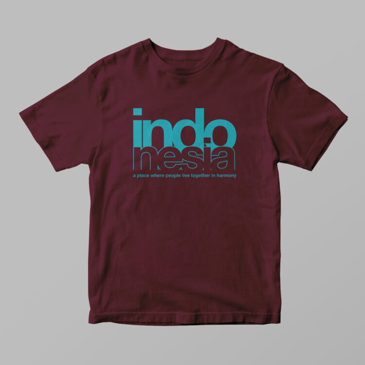 Indonesia - Live In Harmony Tshirt - Gambar 4