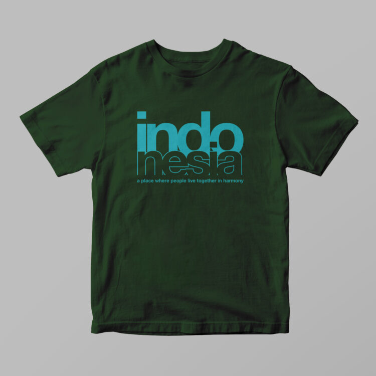 Indonesia - Live In Harmony Tshirt - Gambar 5