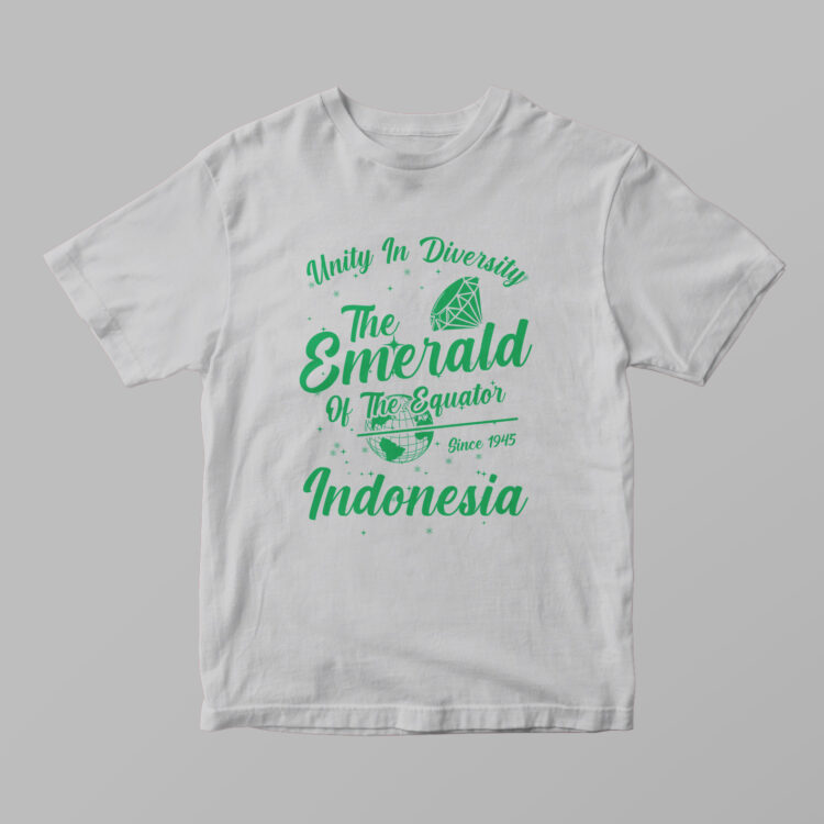 Indonesia - The Emerald Tshirt - Gambar 2