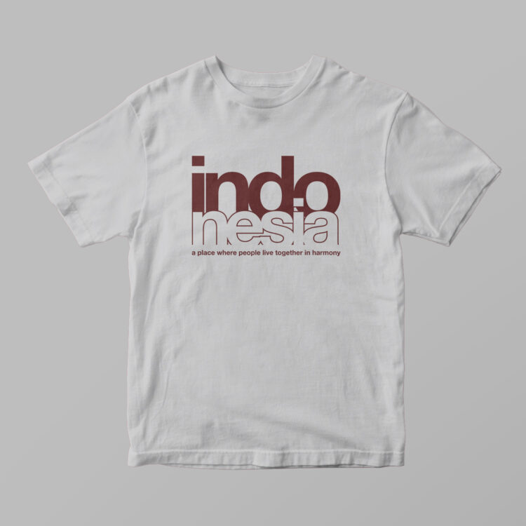 Indonesia - Live In Harmony Tshirt - Gambar 2