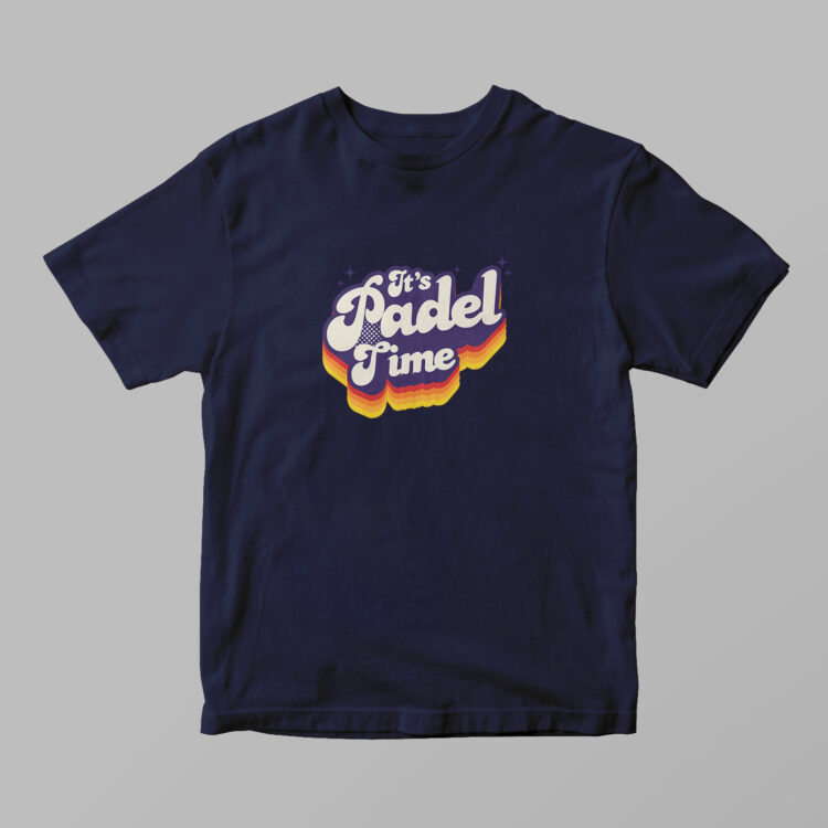 It's Padel Time Tshirt - Gambar 3