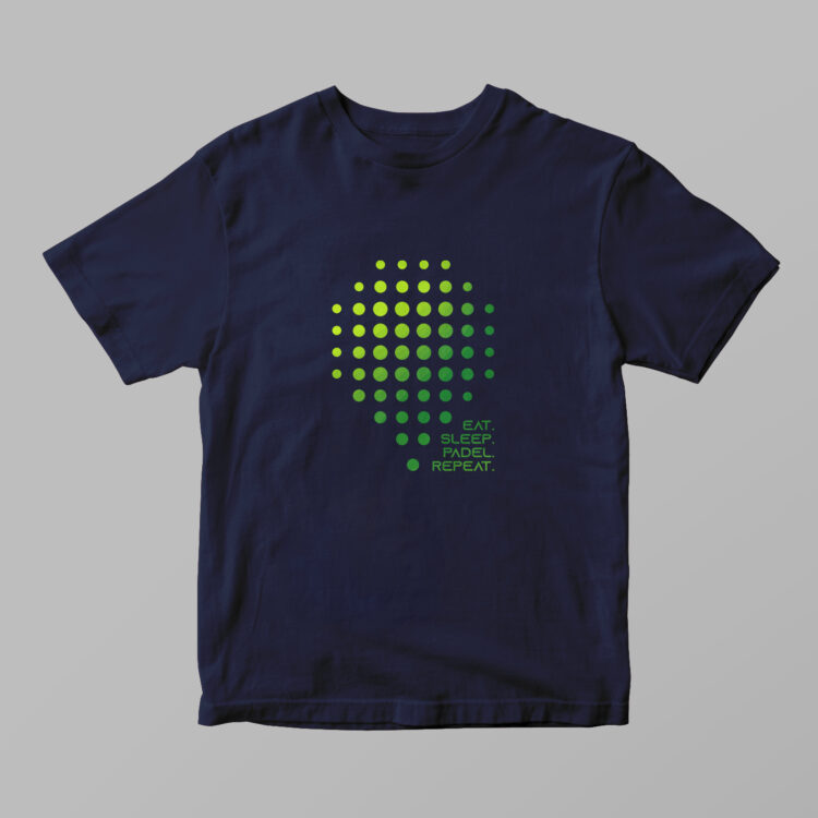 Eat Sleep Padel Repeat Tshirt - Gambar 3