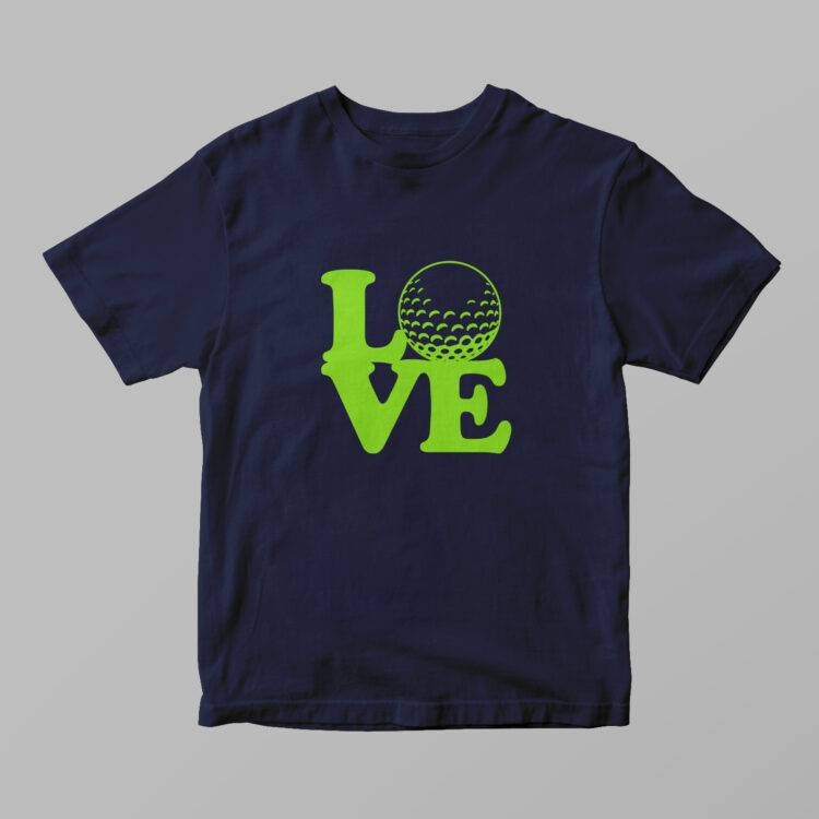 LOVE Golf Tshirt - Gambar 3