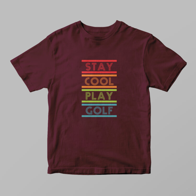 Stay Cool Play Golf Tshirt - Gambar 4