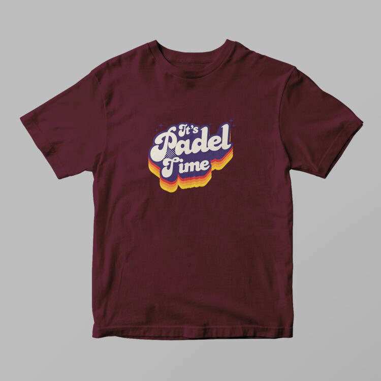 It's Padel Time Tshirt - Gambar 4