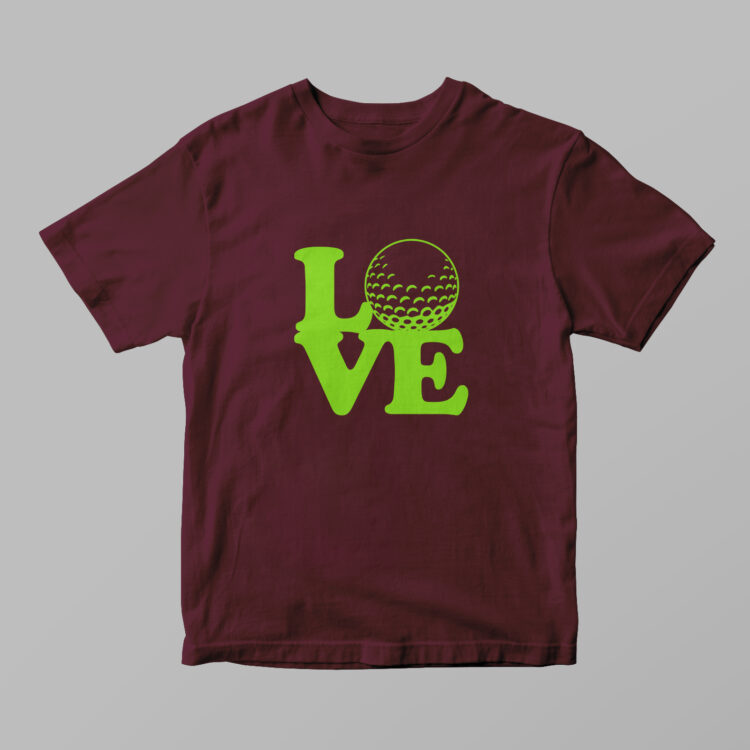 LOVE Golf Tshirt - Gambar 4