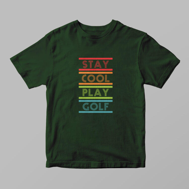 Stay Cool Play Golf Tshirt - Gambar 5