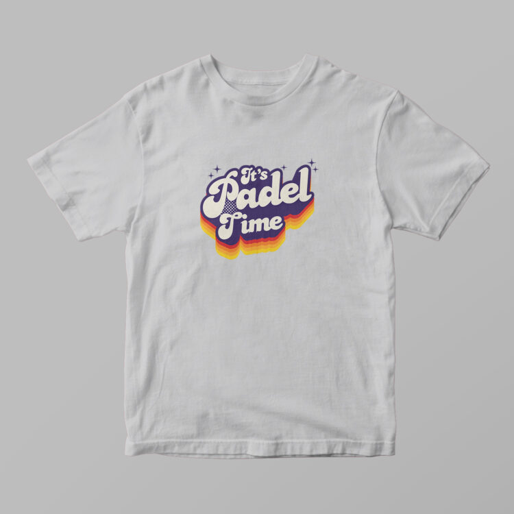 It's Padel Time Tshirt - Gambar 2