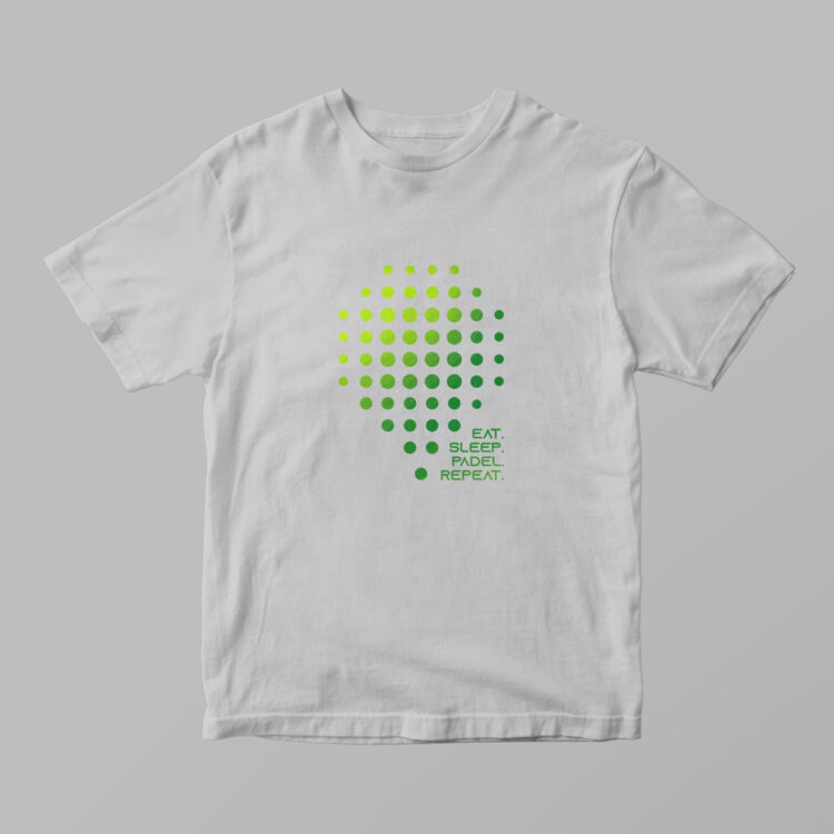 Eat Sleep Padel Repeat Tshirt - Gambar 2