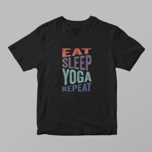 Eat Sleep Yoga Repeat Tshirt