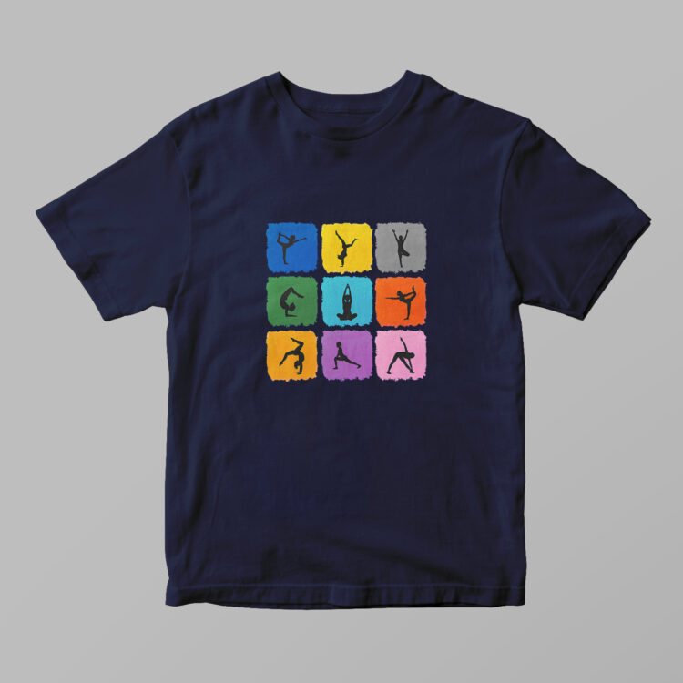 Yoga Collage Tshirt - Gambar 3