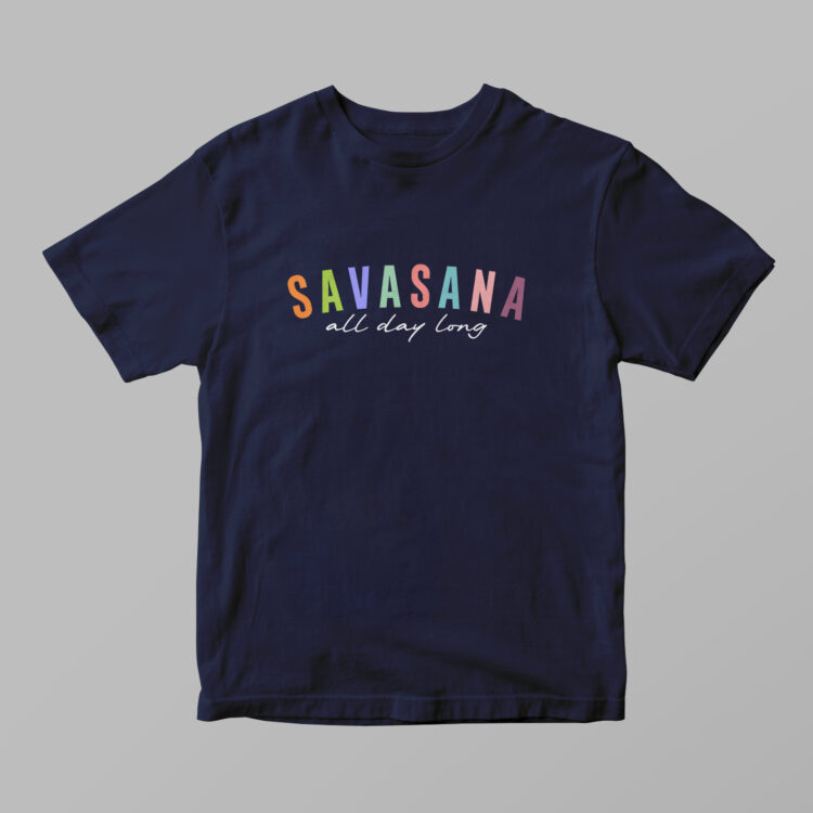 SAVASANA All Day Long Tshirt - Gambar 3
