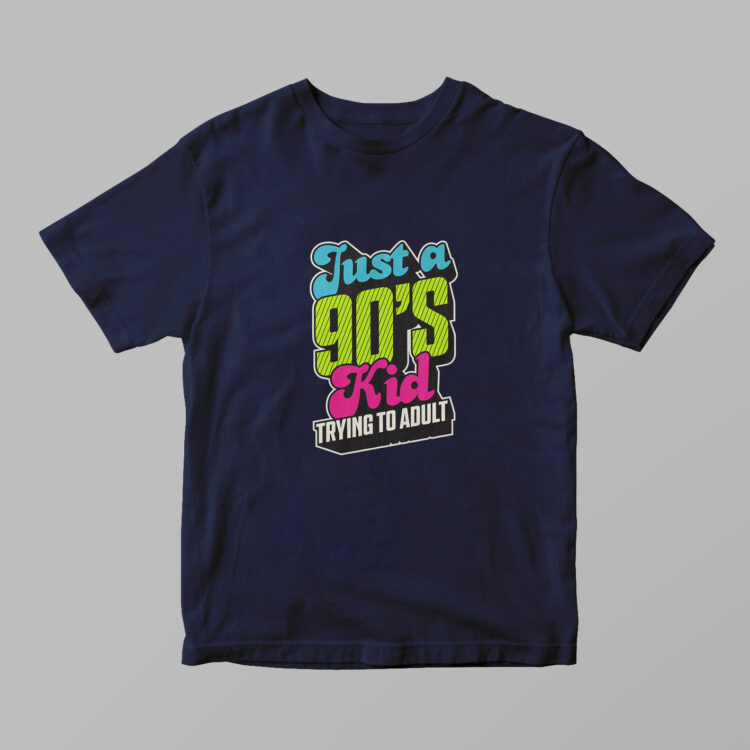 Just A 90's Kid Tshirt - Gambar 4