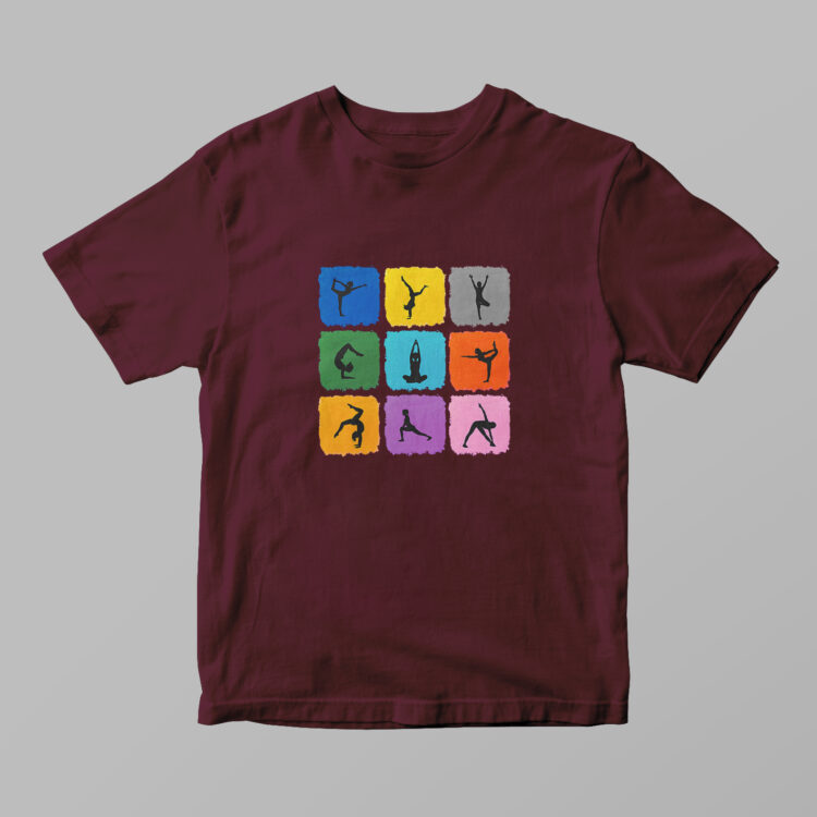 Yoga Collage Tshirt - Gambar 4