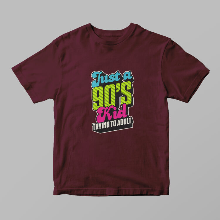 Just A 90's Kid Tshirt - Gambar 5