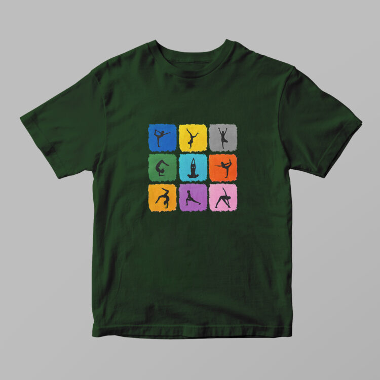 Yoga Collage Tshirt - Gambar 5