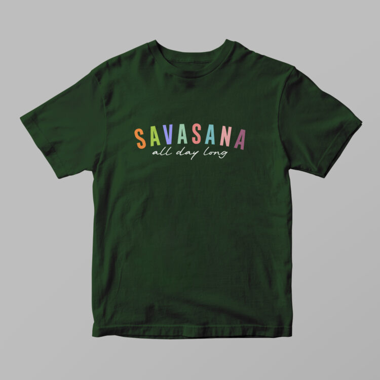 SAVASANA All Day Long Tshirt - Gambar 5