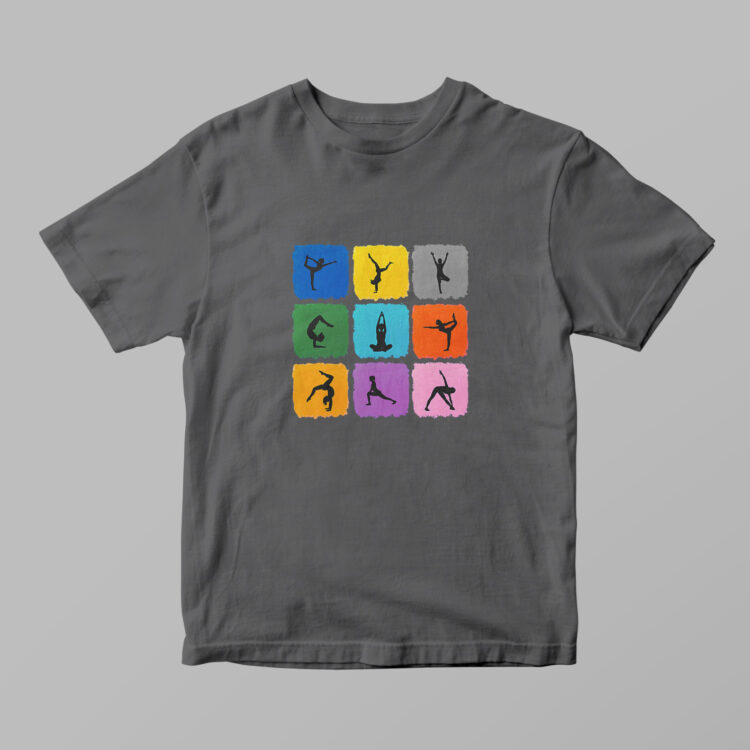 Yoga Collage Tshirt - Gambar 6