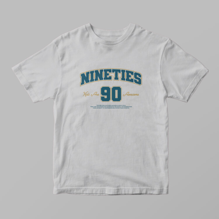 Nineties Kids Are Awesome Tshirt - Gambar 3