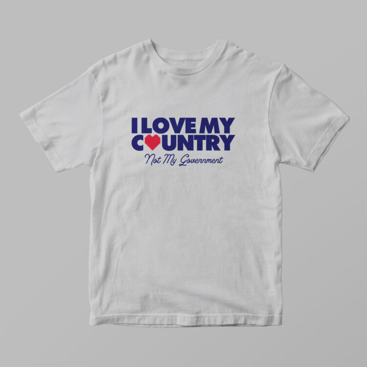 I Love My Country Tshirt - Gambar 2