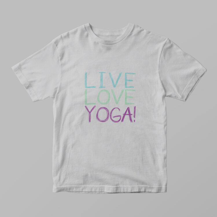 Live Love Yoga! Tshirt - Gambar 2